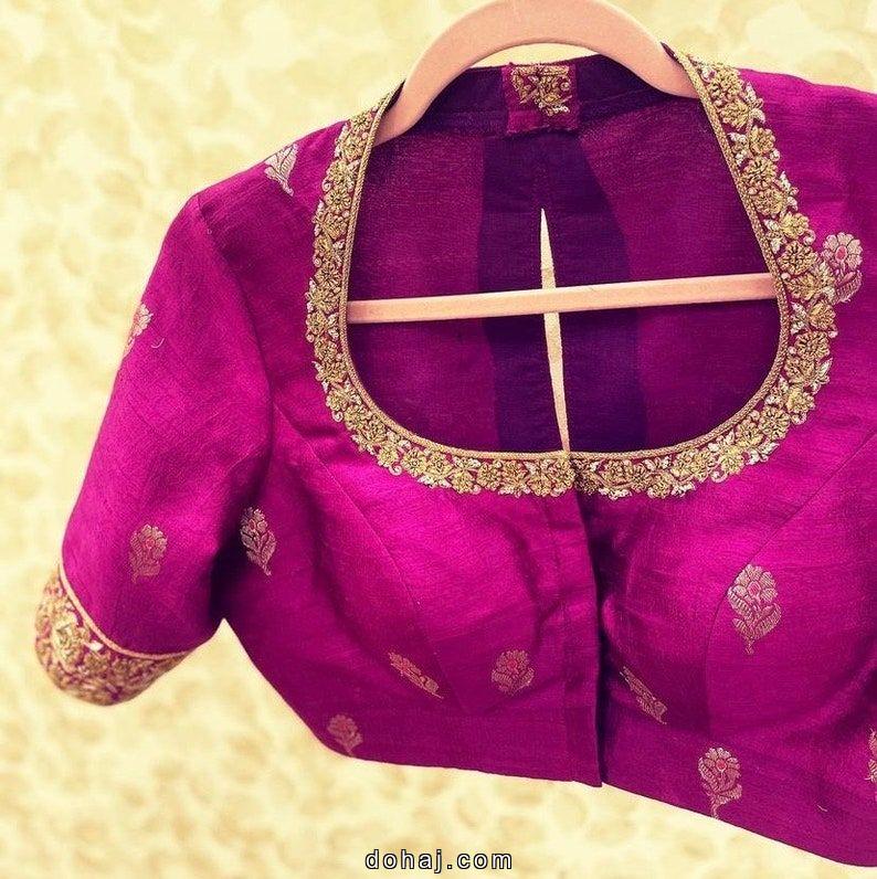 Embroidery Bridal Blouse Designs