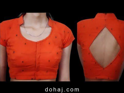 Fancy Net Boat Neck Blouse Designs