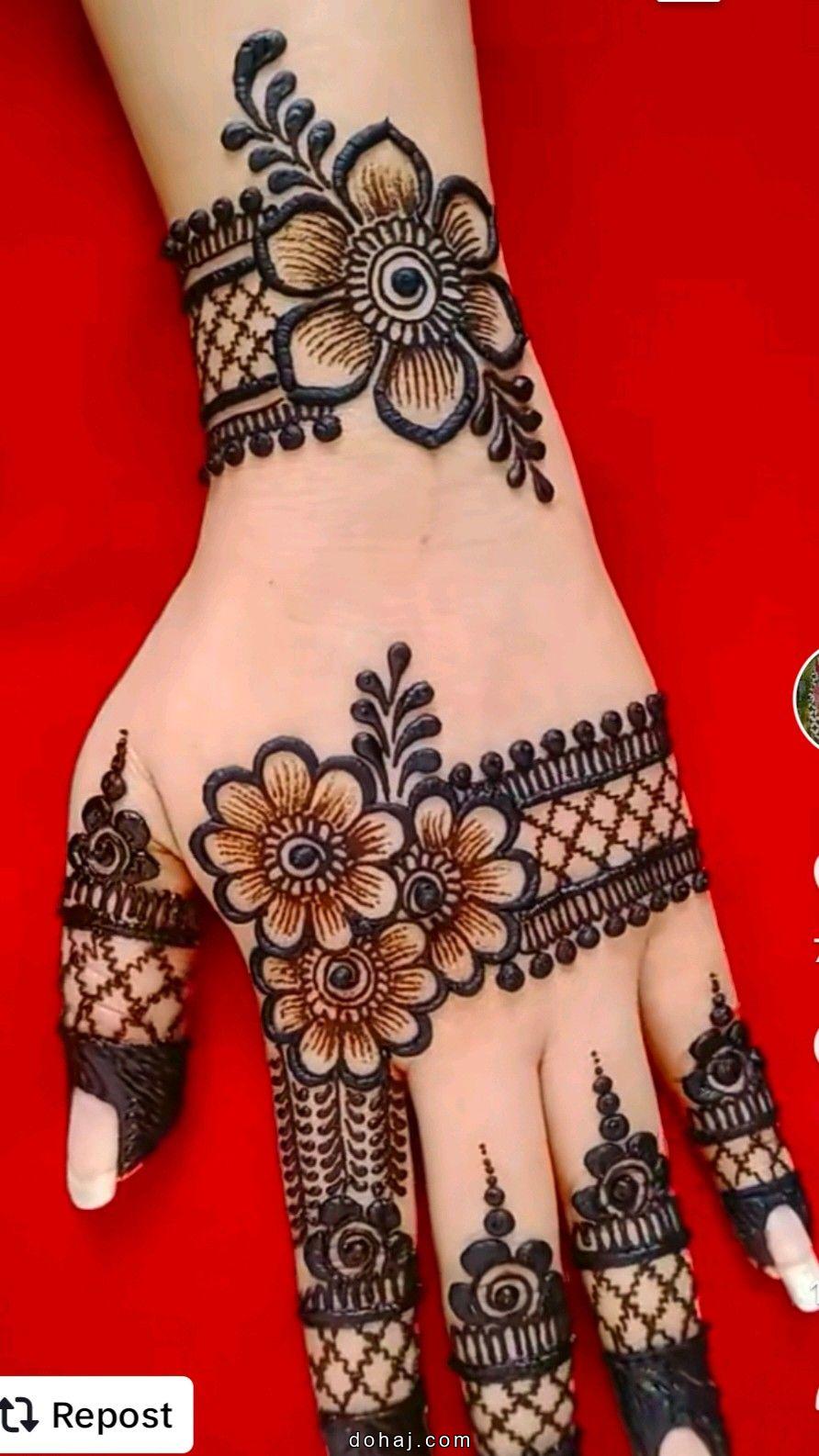 Finger Mehndi Instagram Mehndi Design Back Hand