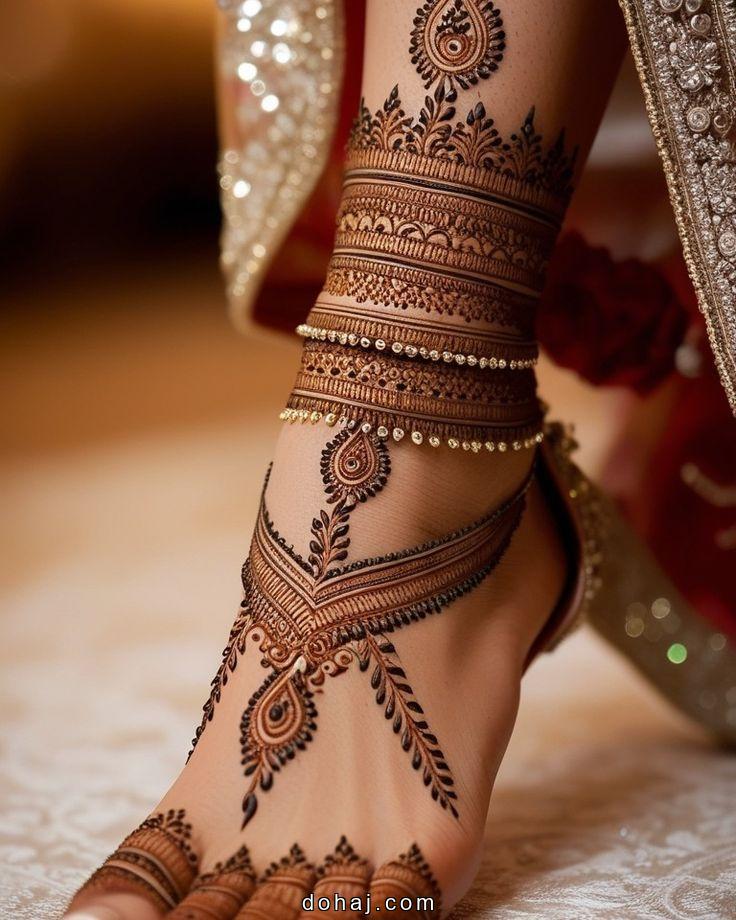 Floral Floral Back Full Hand Bridal Mehndi Design