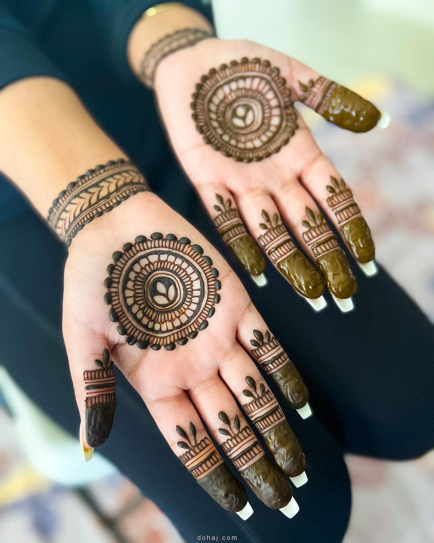 Flower Arabic Mehndi Design