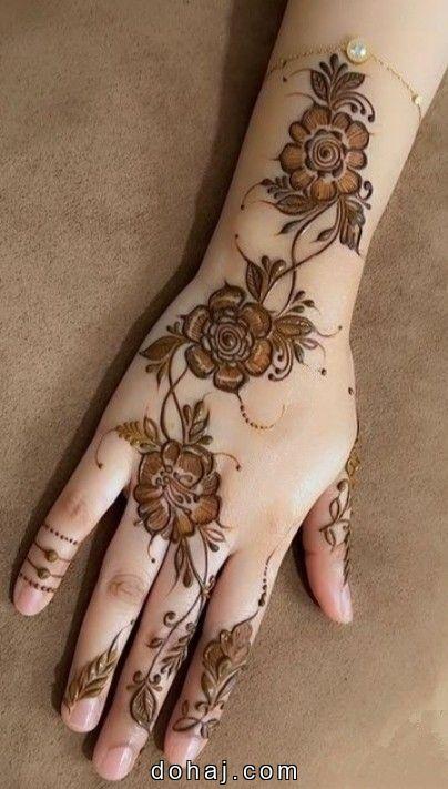 Flower Easy Flower Mehndi Design For Front Hand