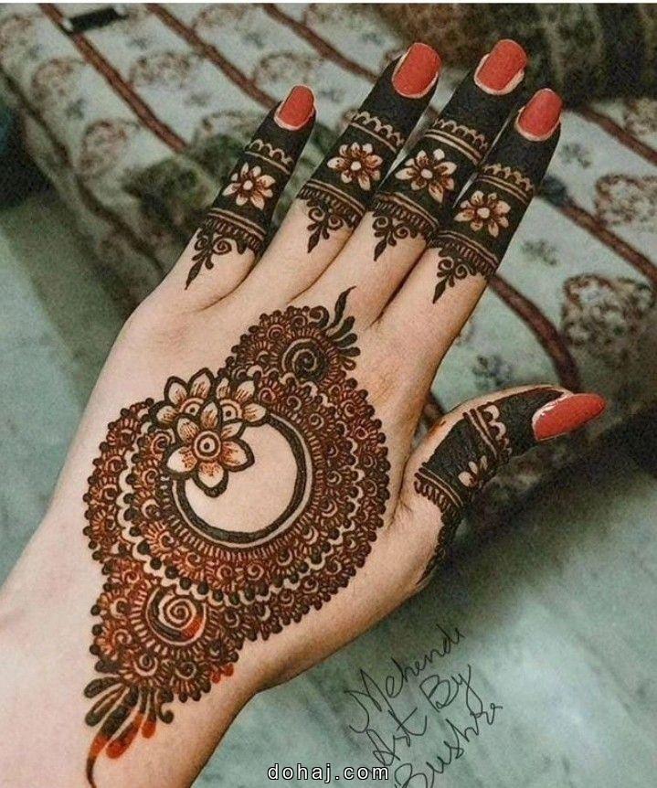 Flower Mandala Flower Back Hand Mehndi Design