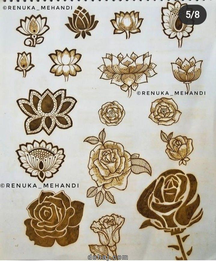 Flower Mehndi Design Back Hand