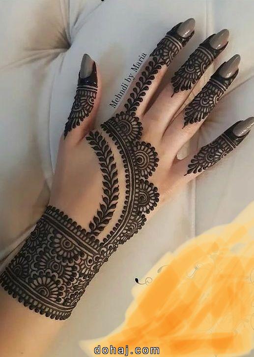 Flower Mehndi Design Easy And Beautiful Images (Front Hand) Flower