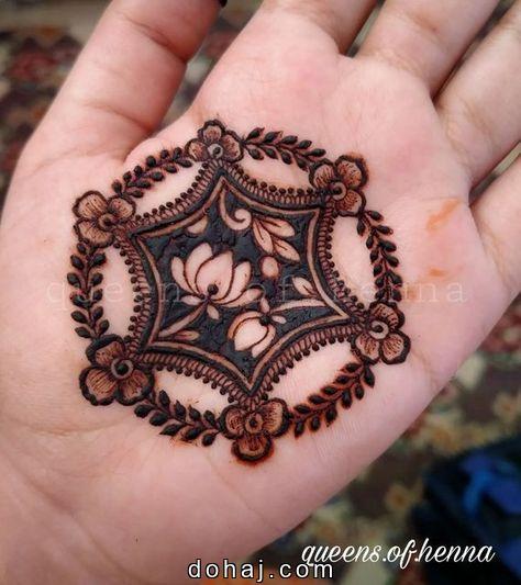 Flower Mehndi Design For Front Hand