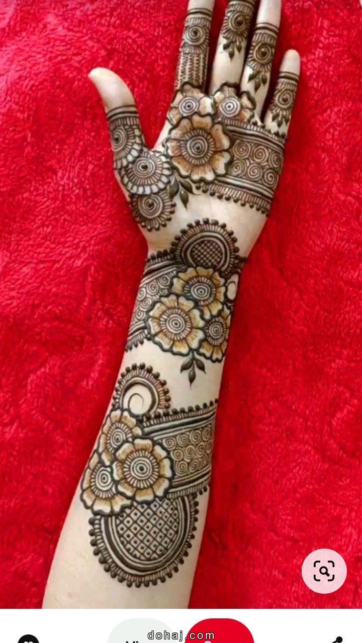 Flower Mehndi Design Simple And Beautiful