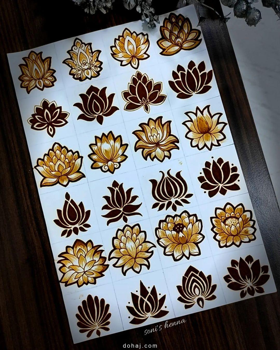 Flower Mehndi Design Simple Full Hand