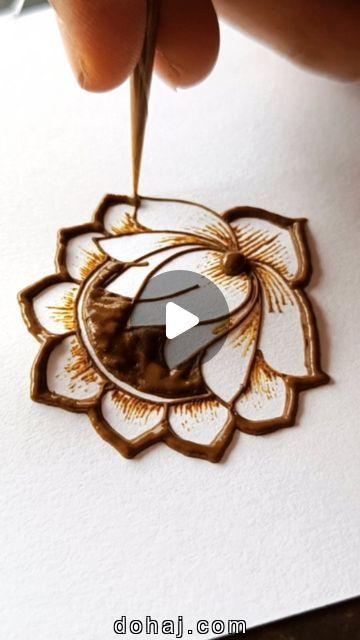 Flower Simple Flower Stylish Back Hand Mehndi Design