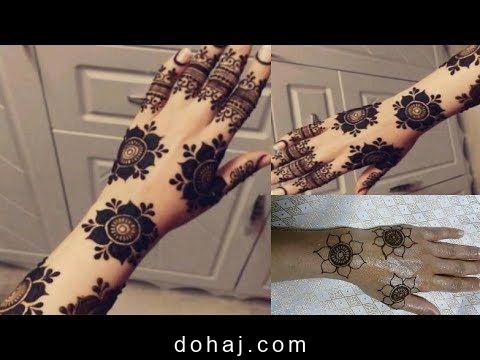 Flower Stylish Flower Simple Mehndi Design