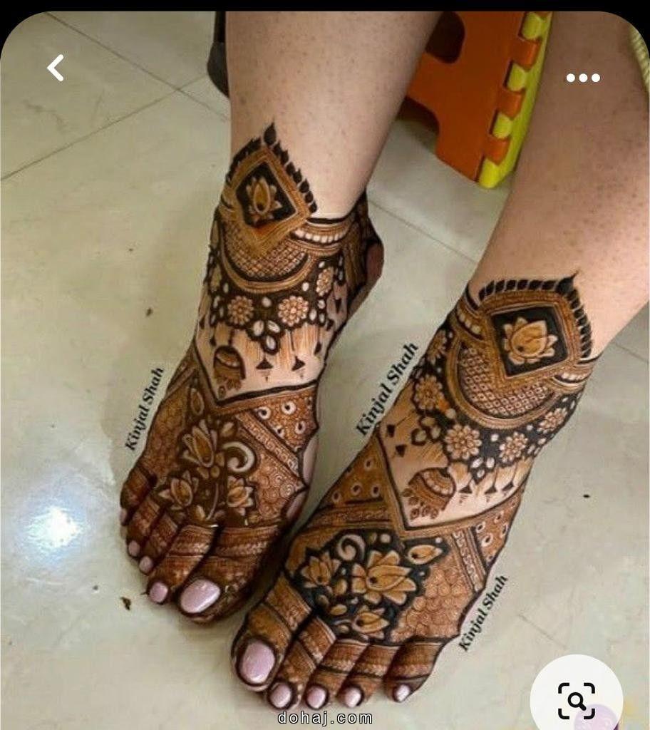 Foot Mehndi Design Bridal