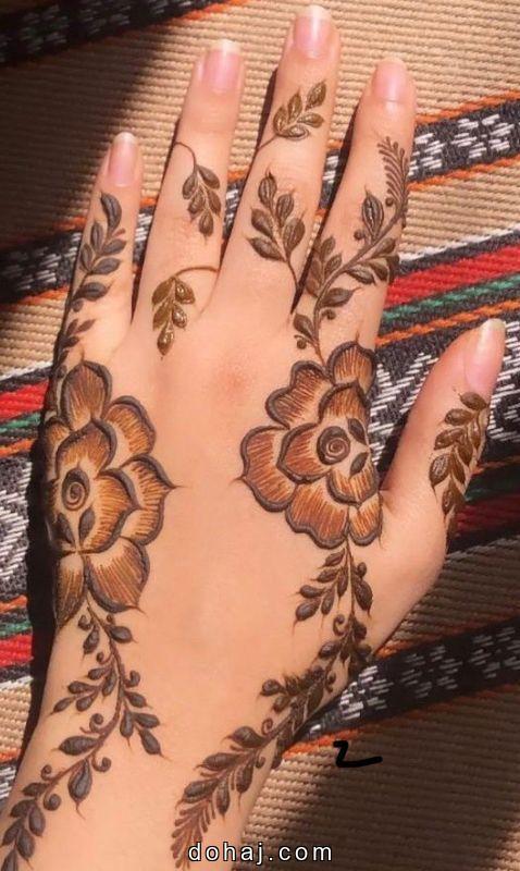 Foot Mehndi Design Flower