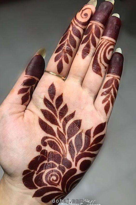 Front Hand Front Hand Easy Mehndi Design For Karva