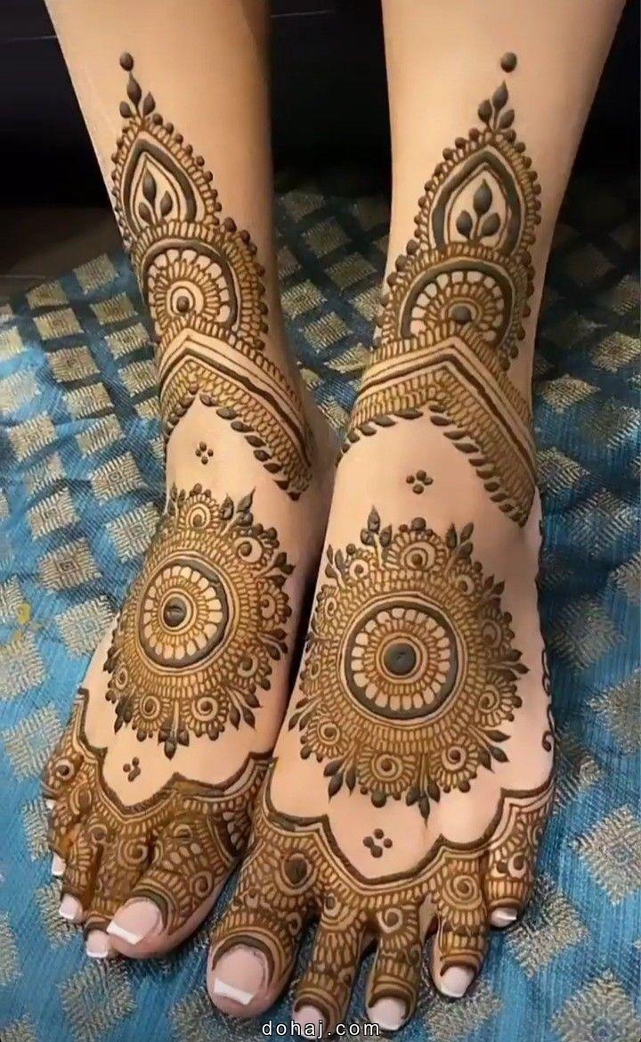 Front Hand Mehndi Design Bridal