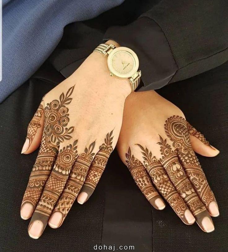Front Hand Mehndi Design Palm