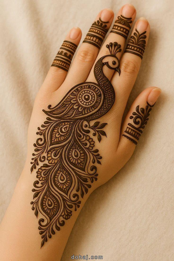 Front Hand Mehndi Design Simple And Easy For Girl