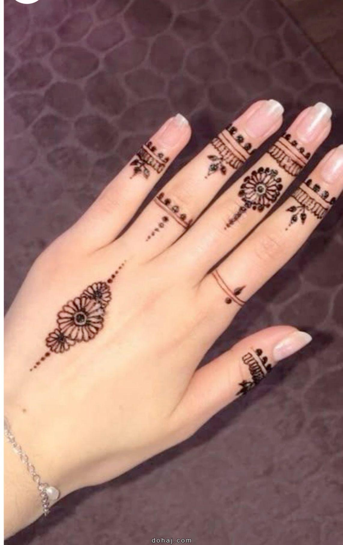 Front Hand Simple Mehndi Design Aesthetic Easy And Beautiful