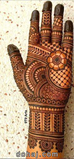 Front Mehndi Design Easy And Beautiful For Girl
