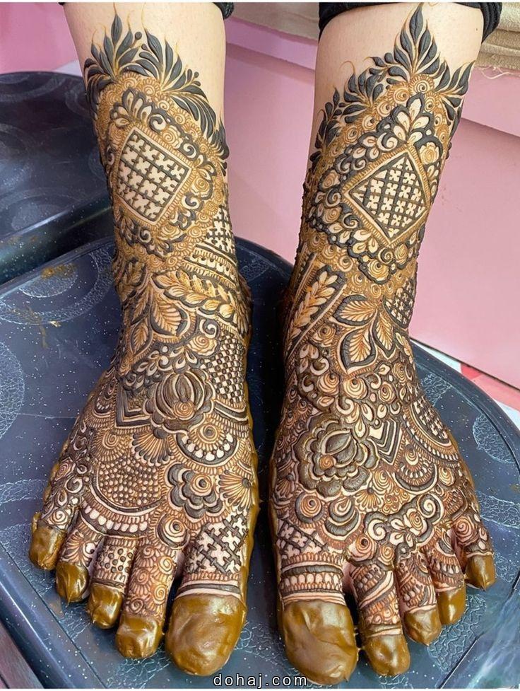 Full Hand Bridal Mehndi Design Simple And Beautiful