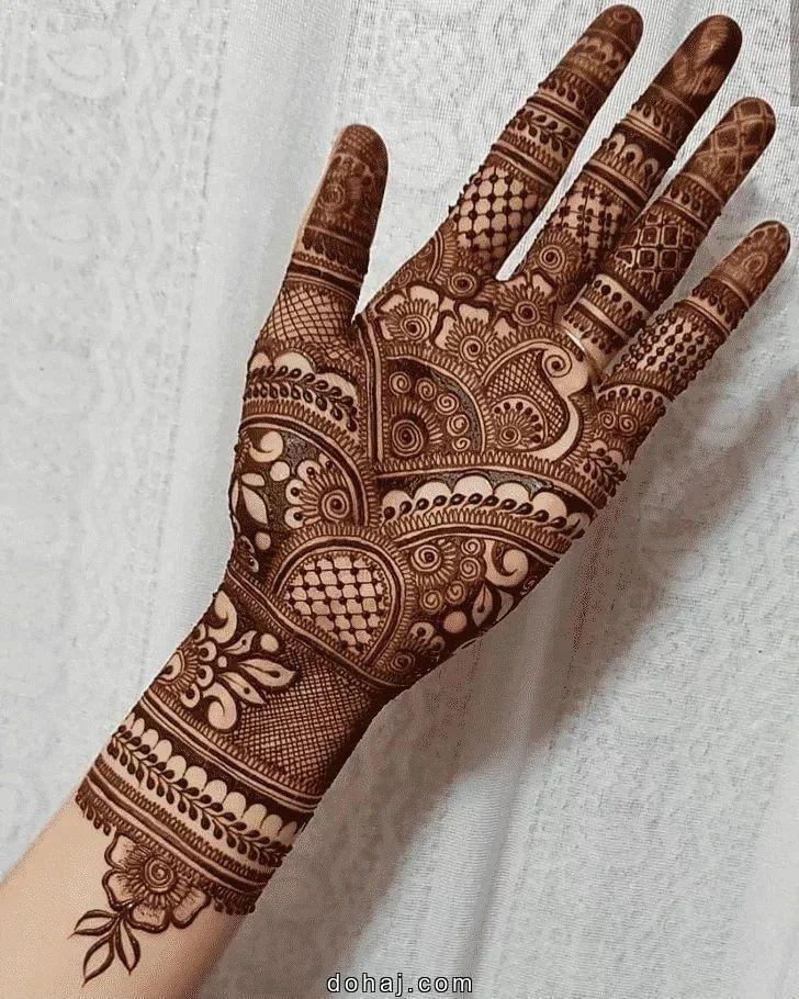 Full Hand Mehndi Design Easy