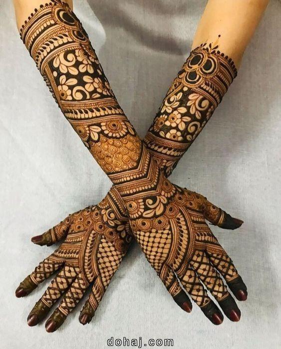 Full Hand Mehndi Design For Girls
