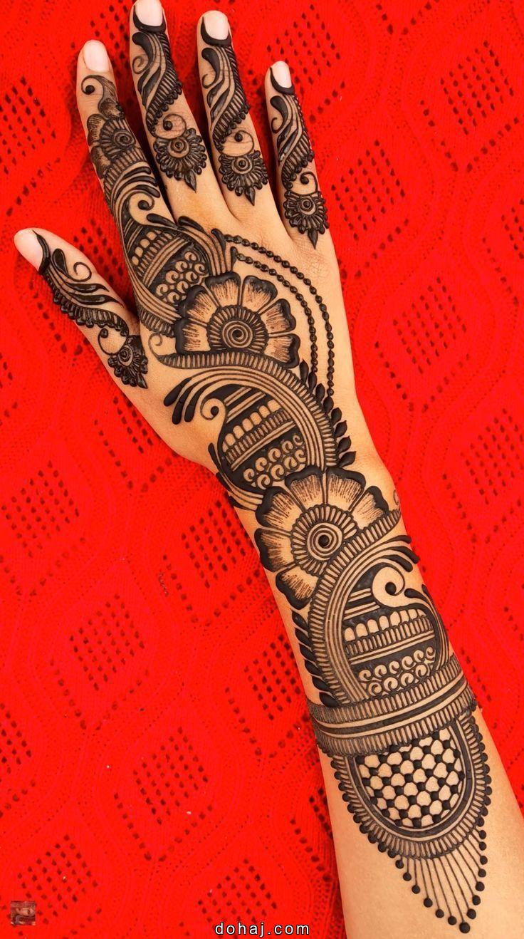 Full Hand Round Mehndi Design