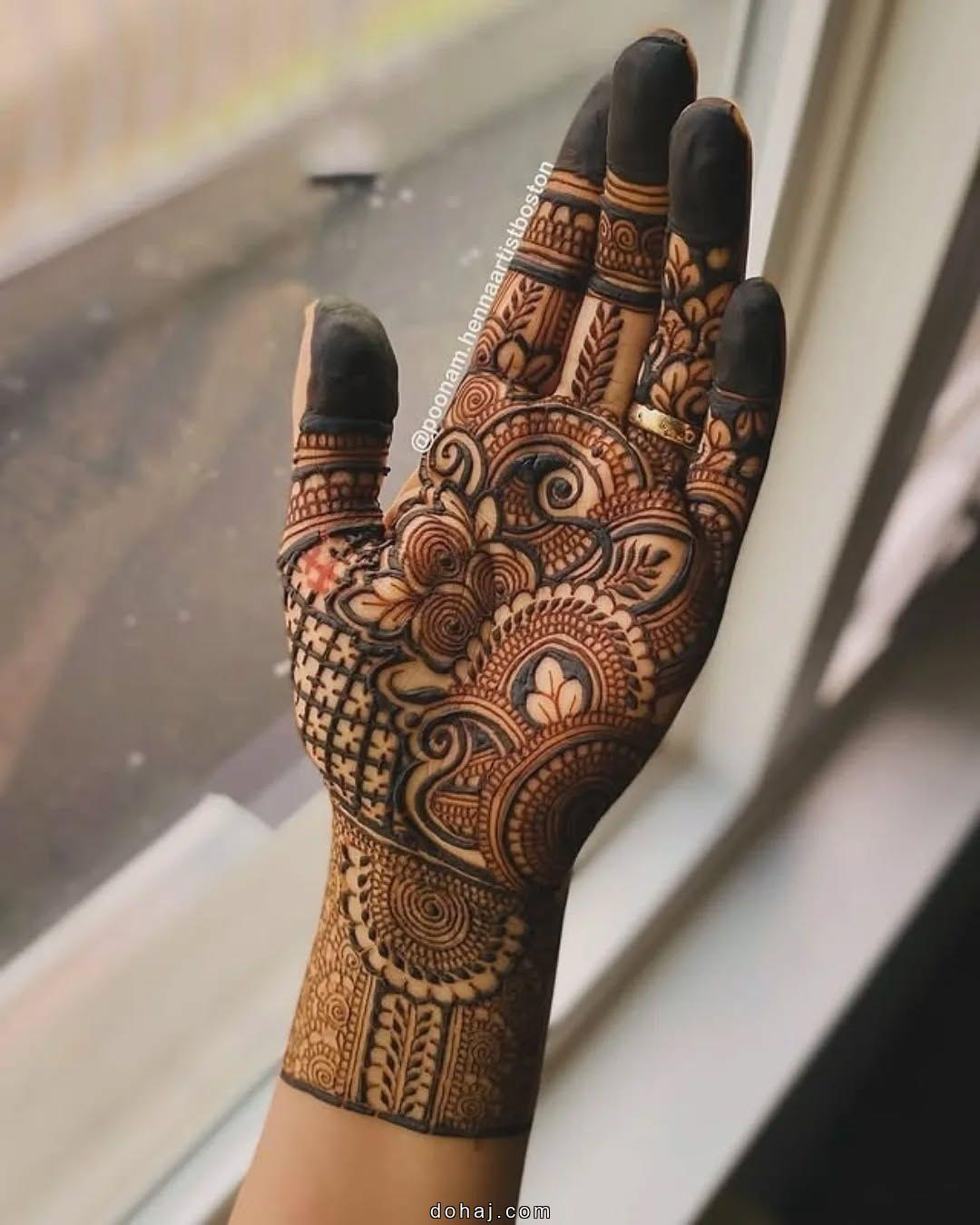 Full Mehndi Design Front Hand