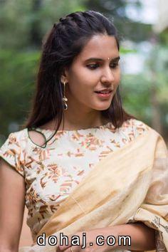 Full Sleeve Boat Neck Blouse