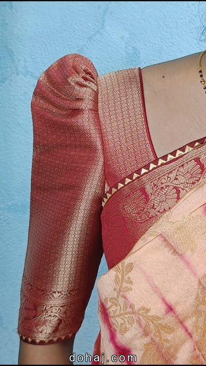 Georgette Saree Blouse Back Designs
