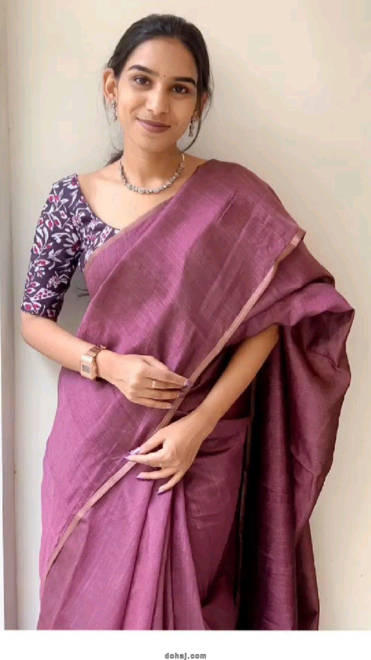 Green Banarasi Georgette Saree Blouse Designs