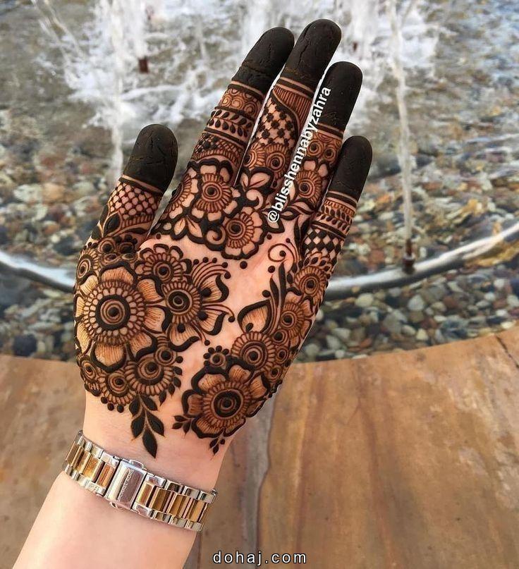 Groom Mehndi Design Simple Front Hand