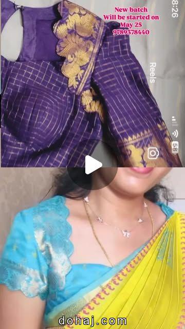 Half Saree Blouse Designs Back