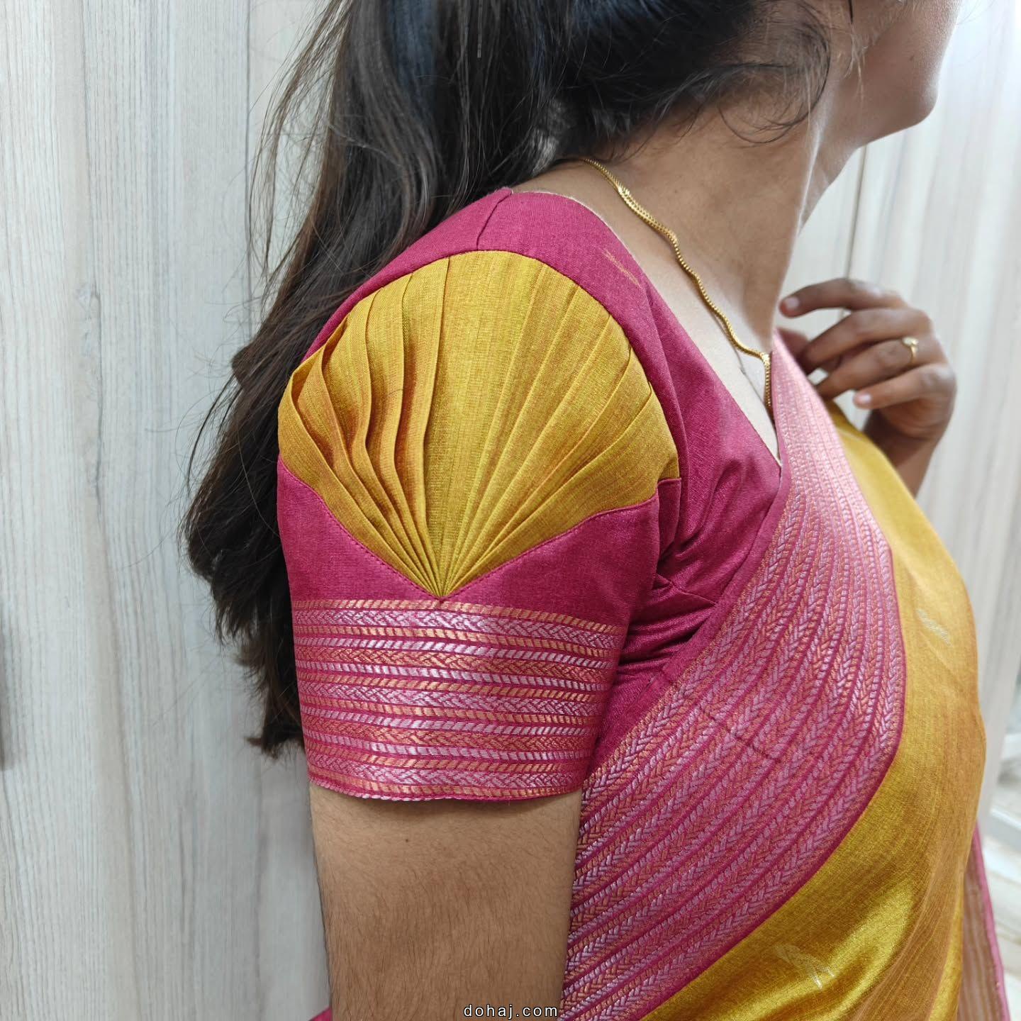 Half Saree Blouse Designs Front And Back