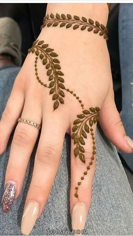 Hand Back Mehndi Design