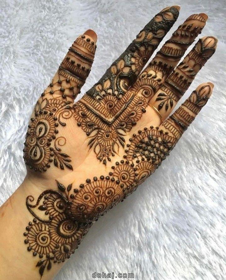 Heart Front Hand Simple Mehndi Design Heart