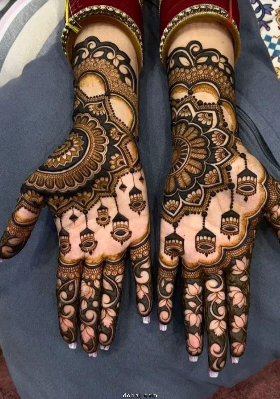 Heavy Bridal Mehndi Design