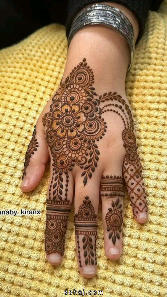 Henna Arabic Mehndi Design