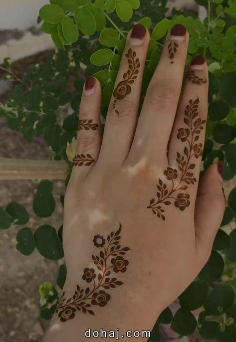 Henna Back Hand Mehndi Design