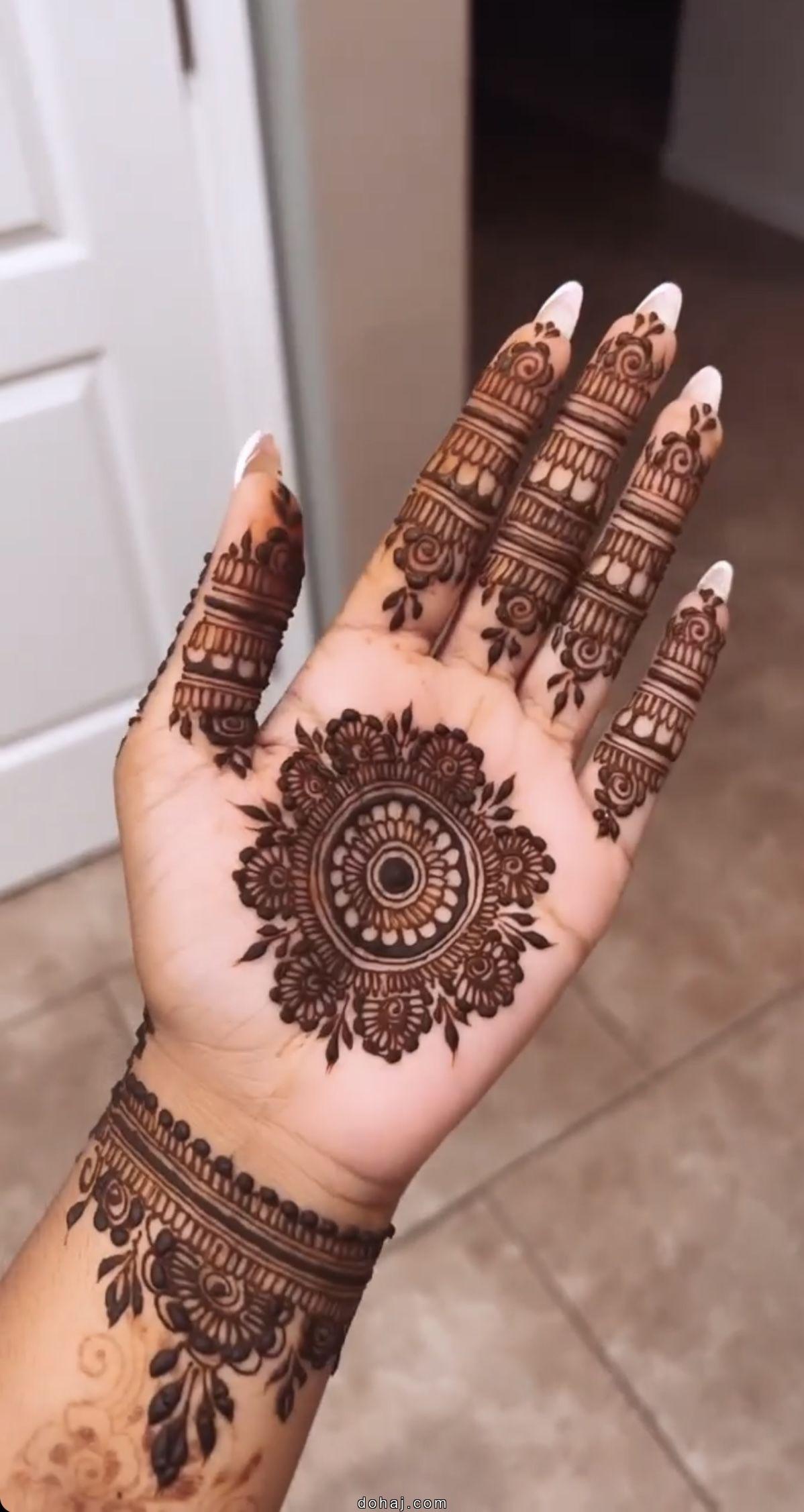 Henna Full Hand Mehndi Design