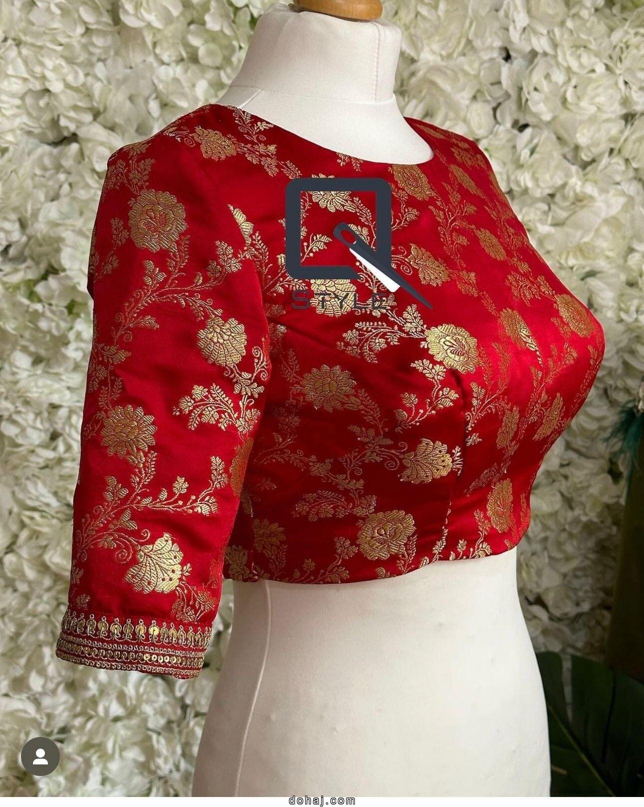 High Neck Sleeveless Blouse Designs