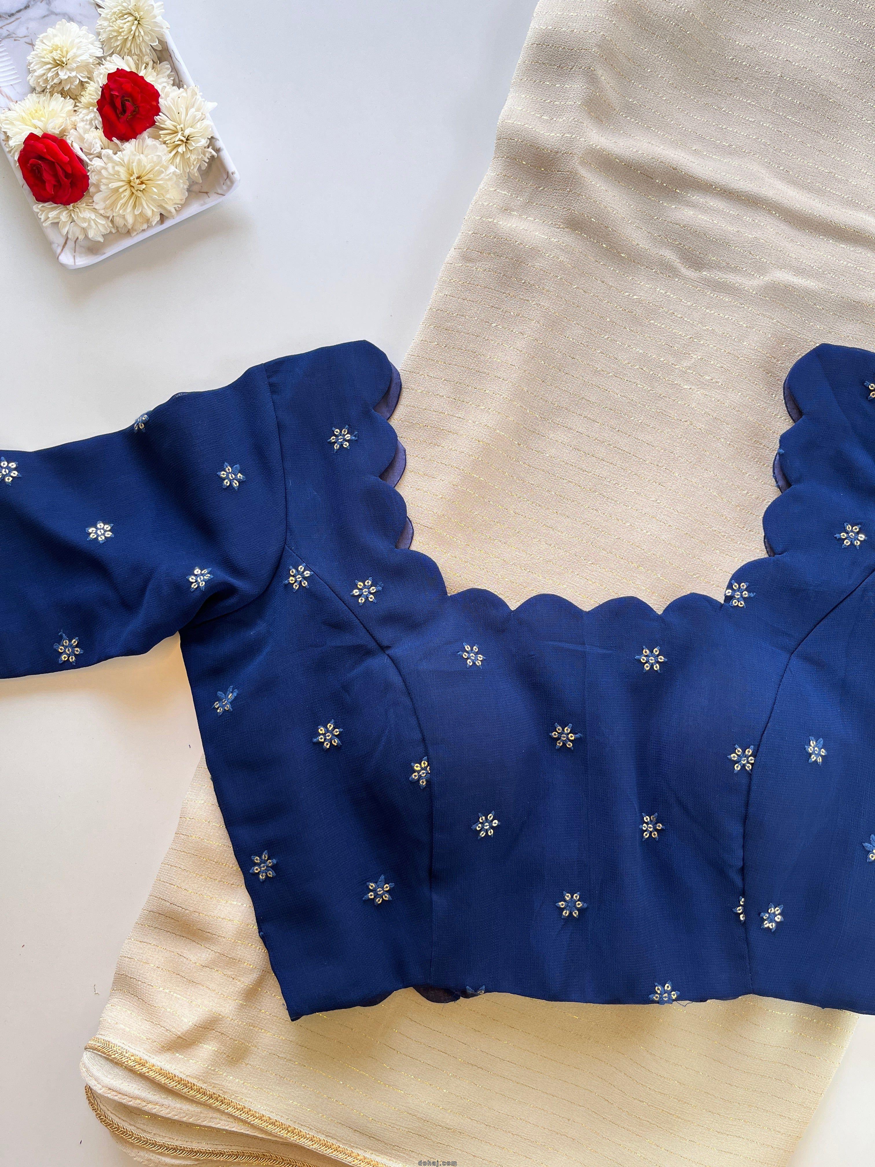 Hot Blouse Designs Deep Neck