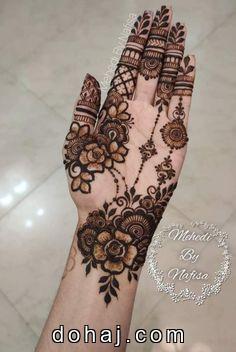 Indian Mehndi Easy Stylish Full Hand Mehndi Design
