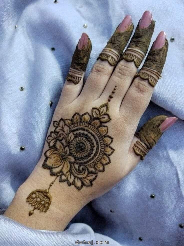 Indian Mehndi Front Hand Stylish Front Hand Simple Mehndi Design
