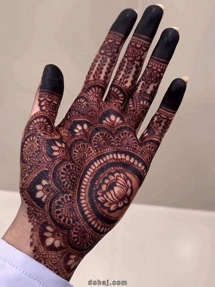 Instagram Modern Back Hand Mehndi Design