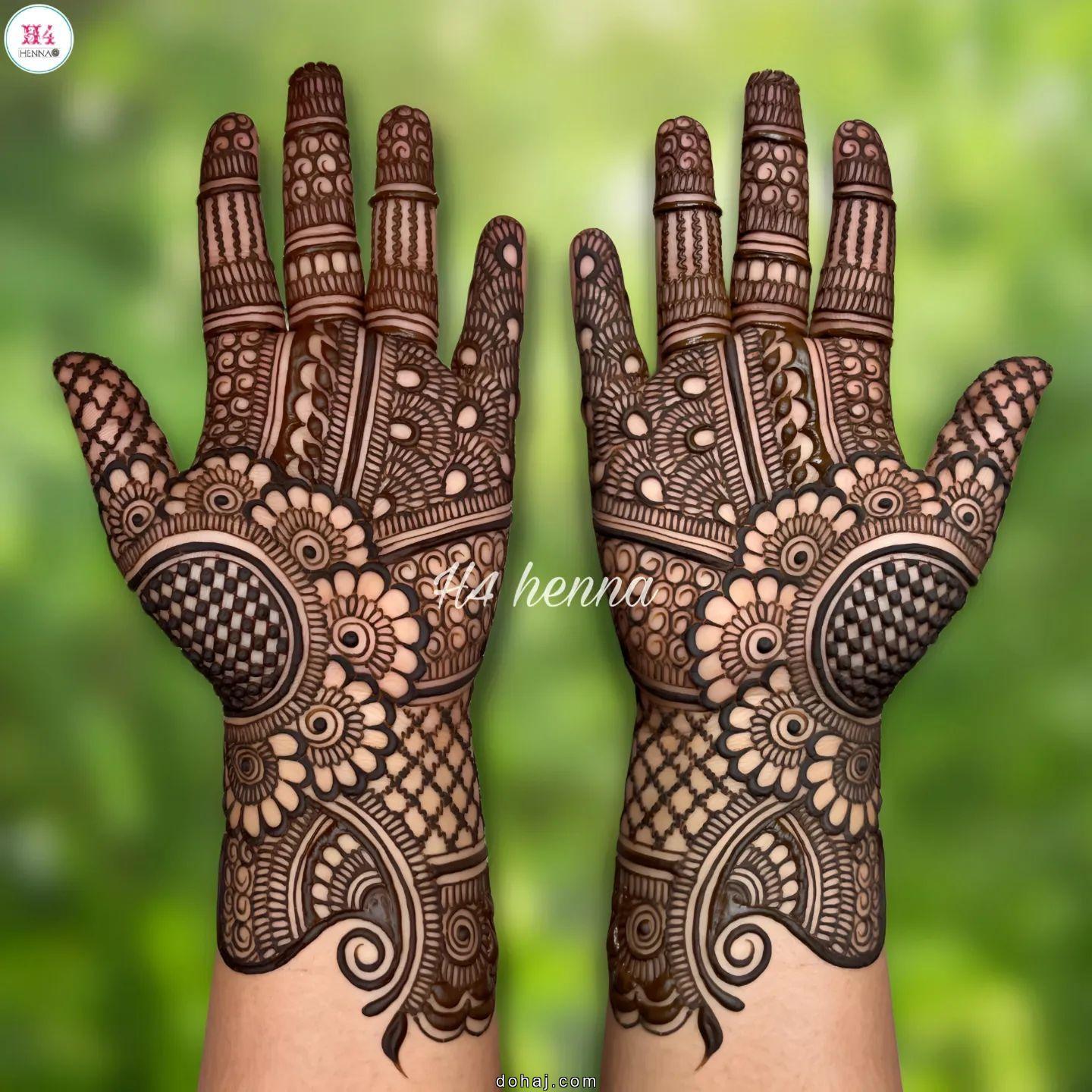 Karva Chauth Karva Chauth Front Full Hand Mehndi Design