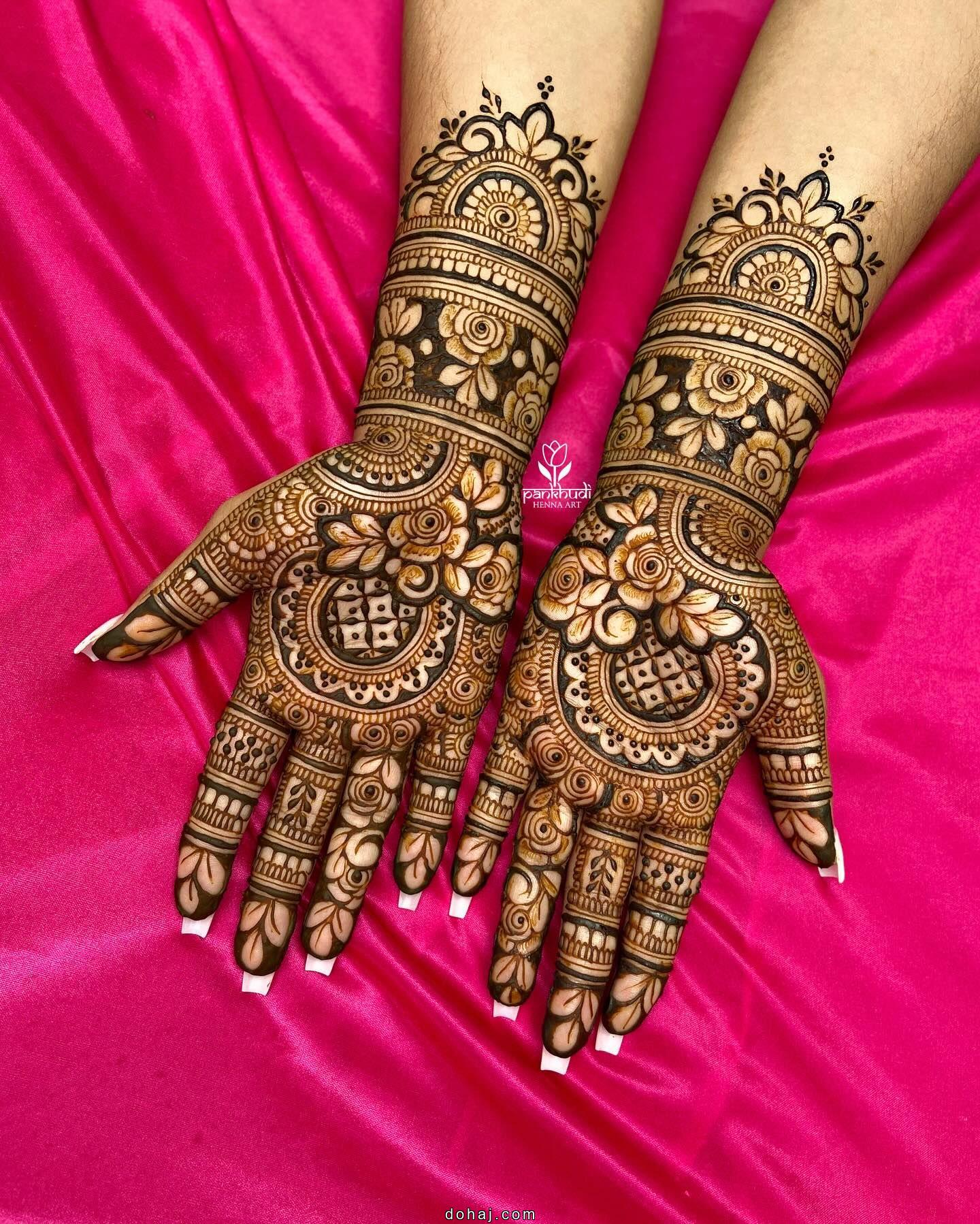 Karwa Chauth Mehndi Design 2024 Full Hand
