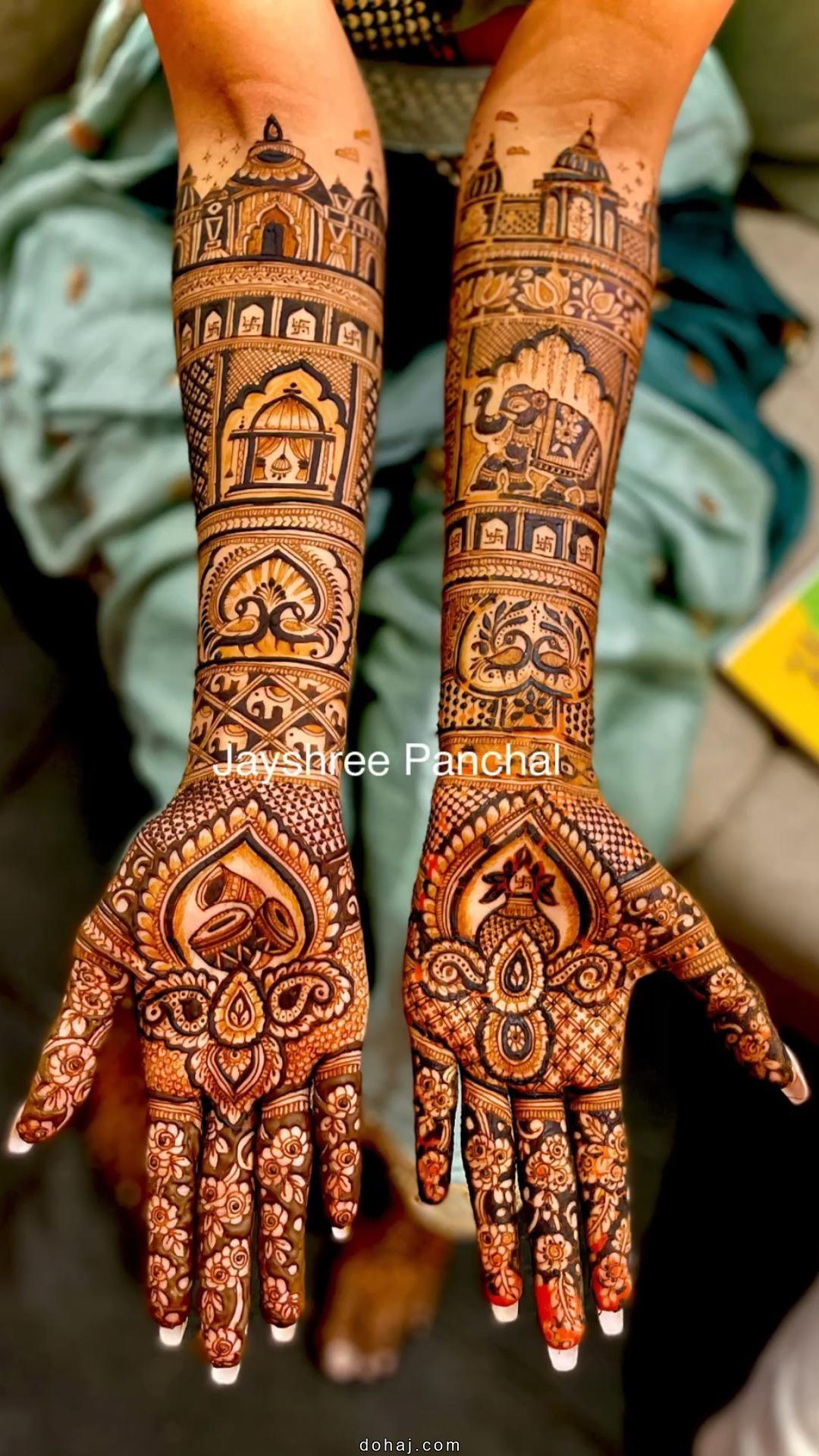 Khafif Mehndi Design Full Hand