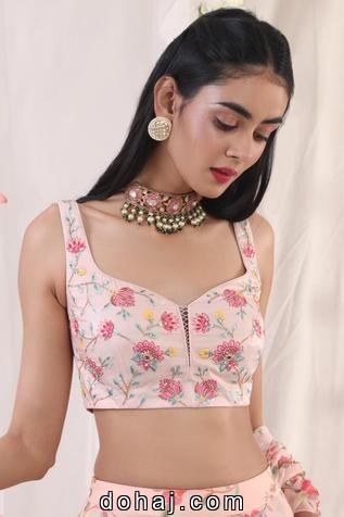 Latest Sleeveless Blouse Designs