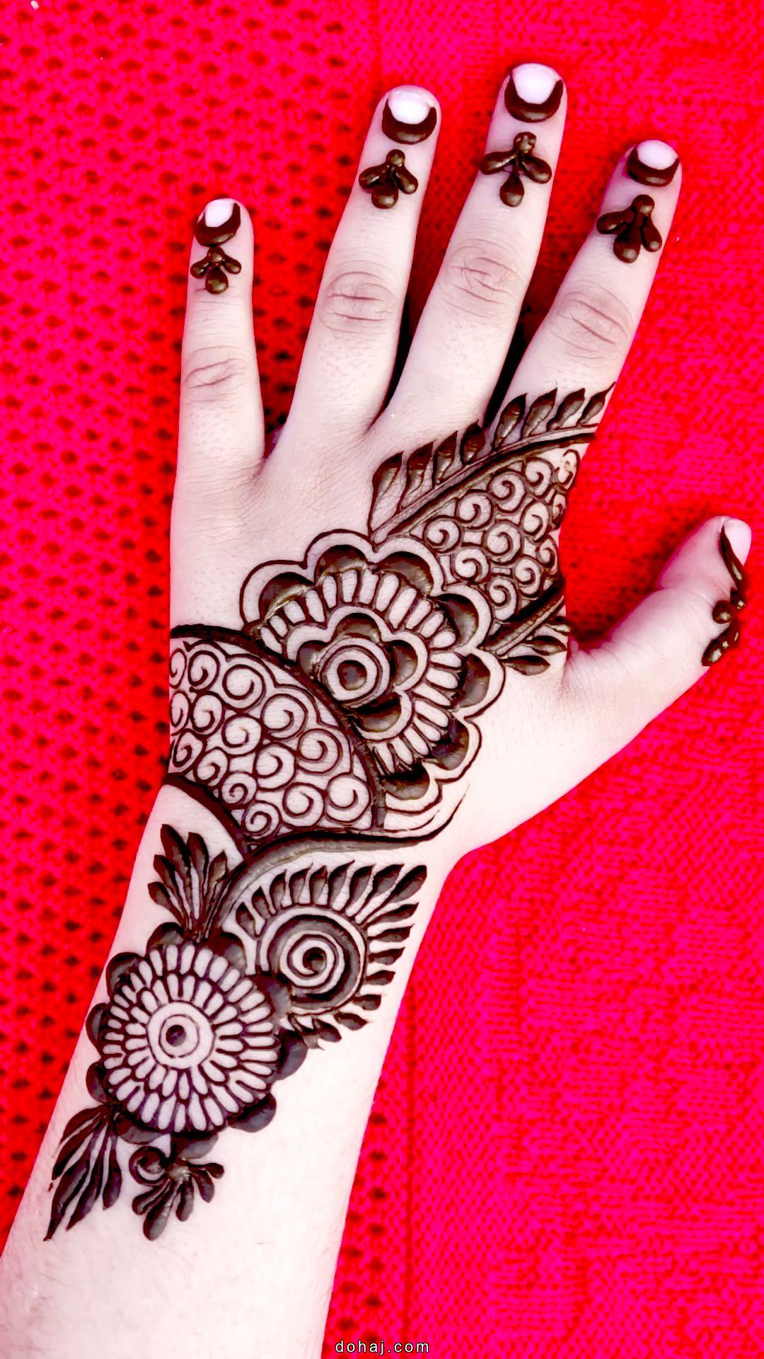 Left Hand Mehndi Design Front Full Hand