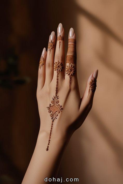 Left Hand Mehndi Design